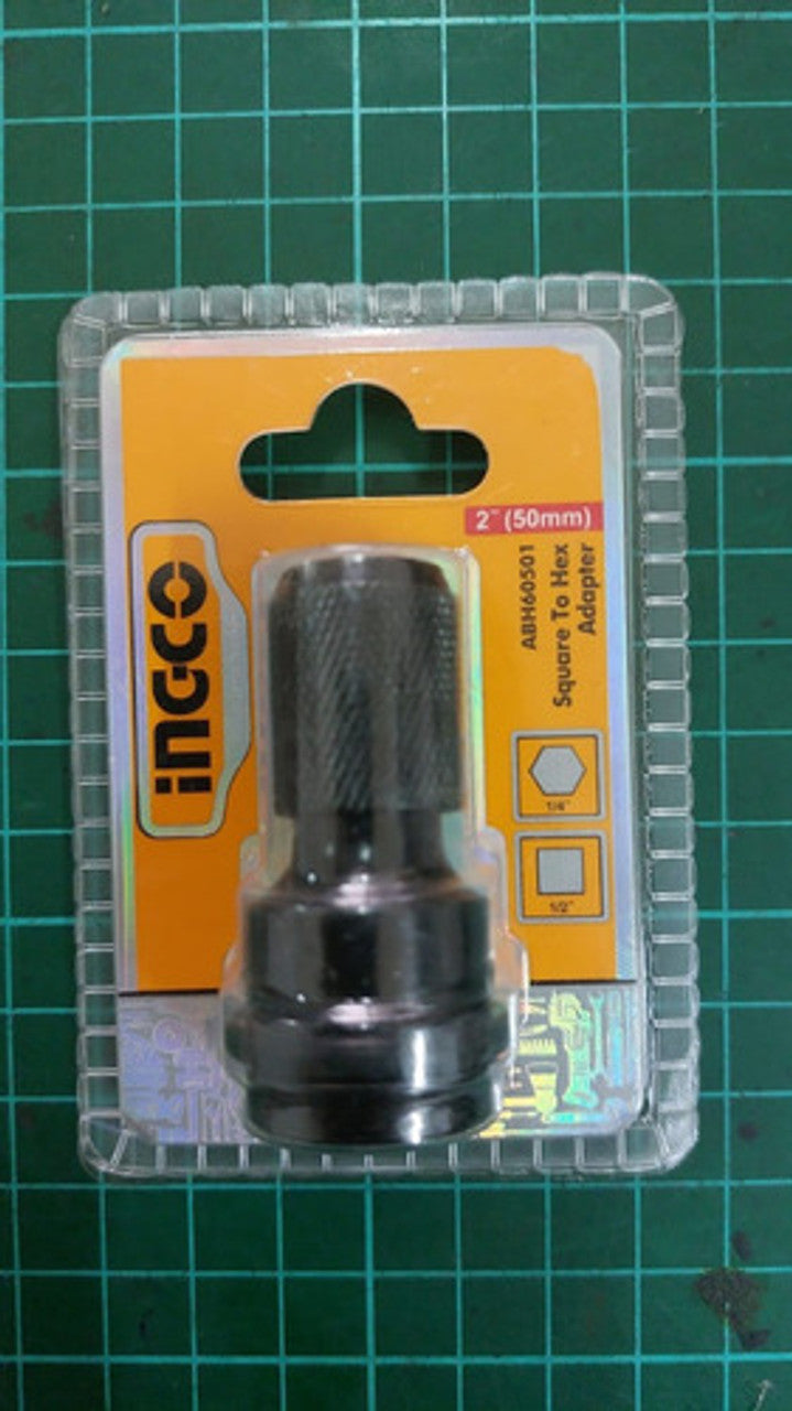INGCO SOCKET ADAPTER SQUARE DRIVE TO HEX