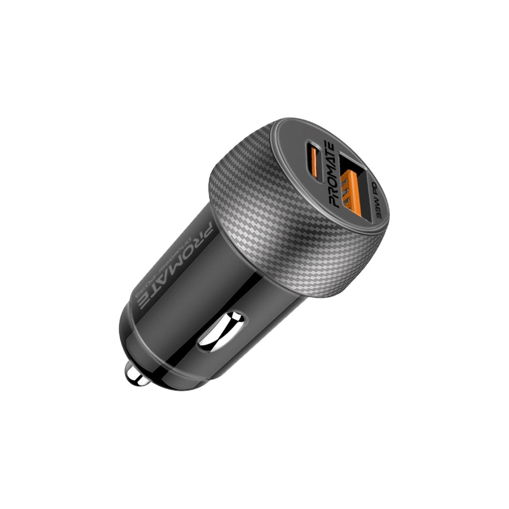 Promate Car Charger DRIVEGEAR-33W(USB PORT, USB-C) PRO-CC-DRIVEGEAR-33W