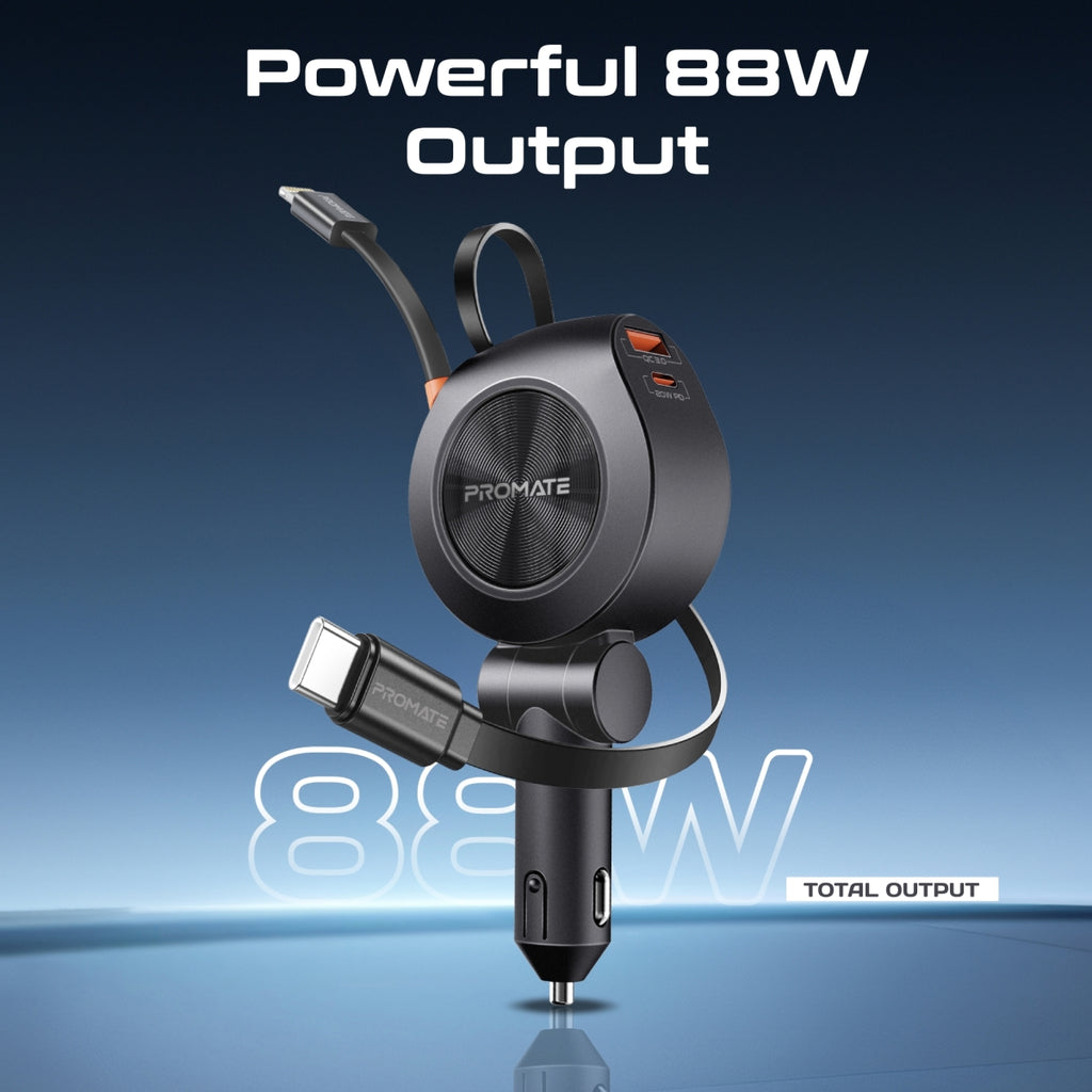 Promate Car Charger DRIVEGEAR-R2 PRO-CC-DRIVEGEAR-R2