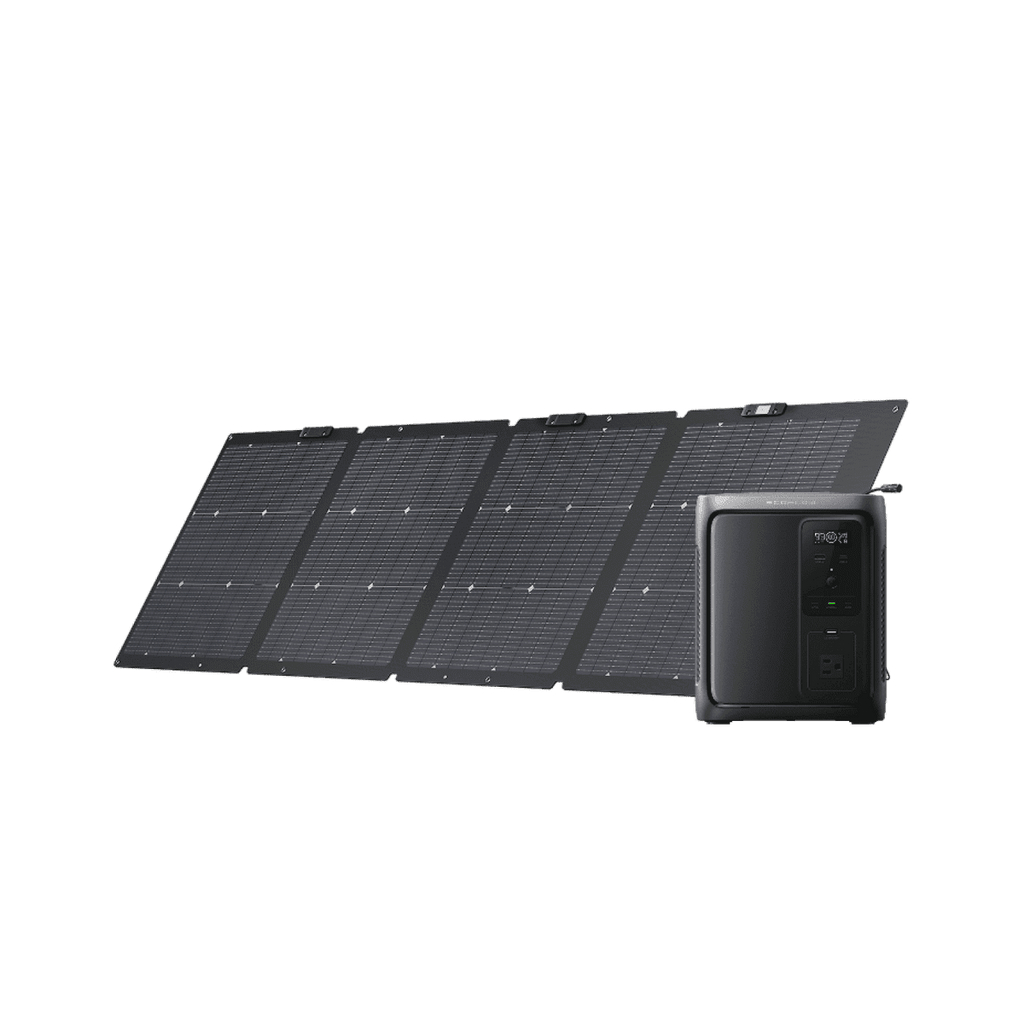 ECOFLOW DELTA 3 AIR 1000 UPS SOLAR GENERATOR + 220W PORTABLE SOLAR PANEL