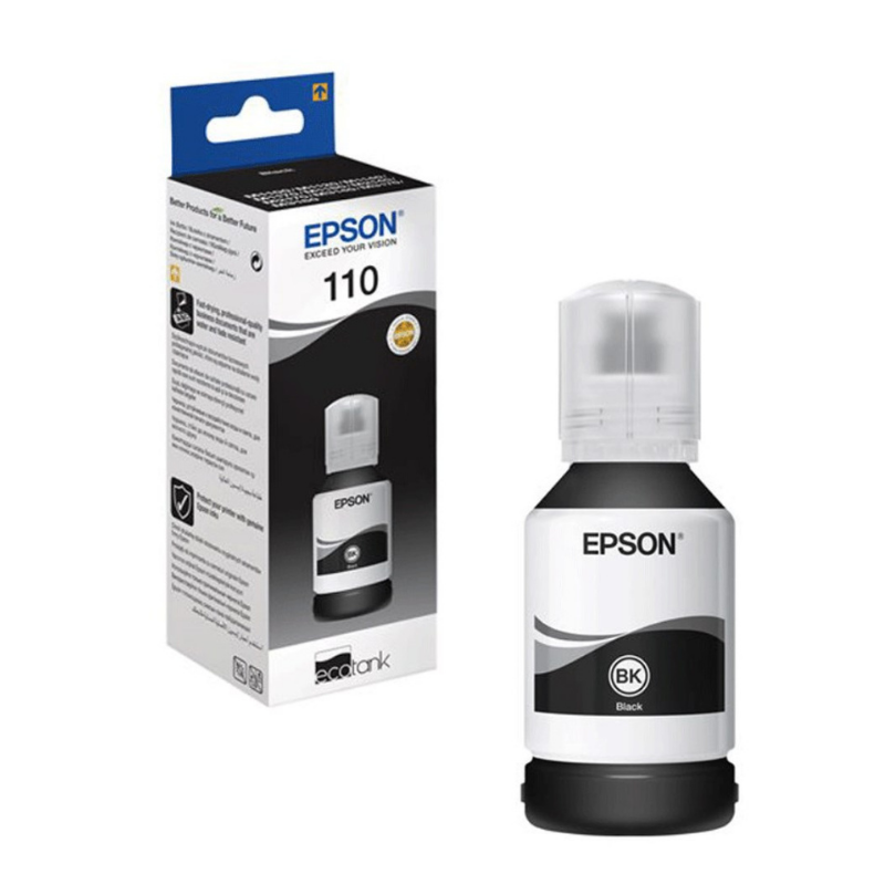 EPSON 110 ECOTANK PIGMENT BLACK INK BOTTLE