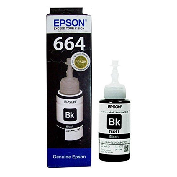 EPSON T6641 BLACK INK BOTTLE 70ML