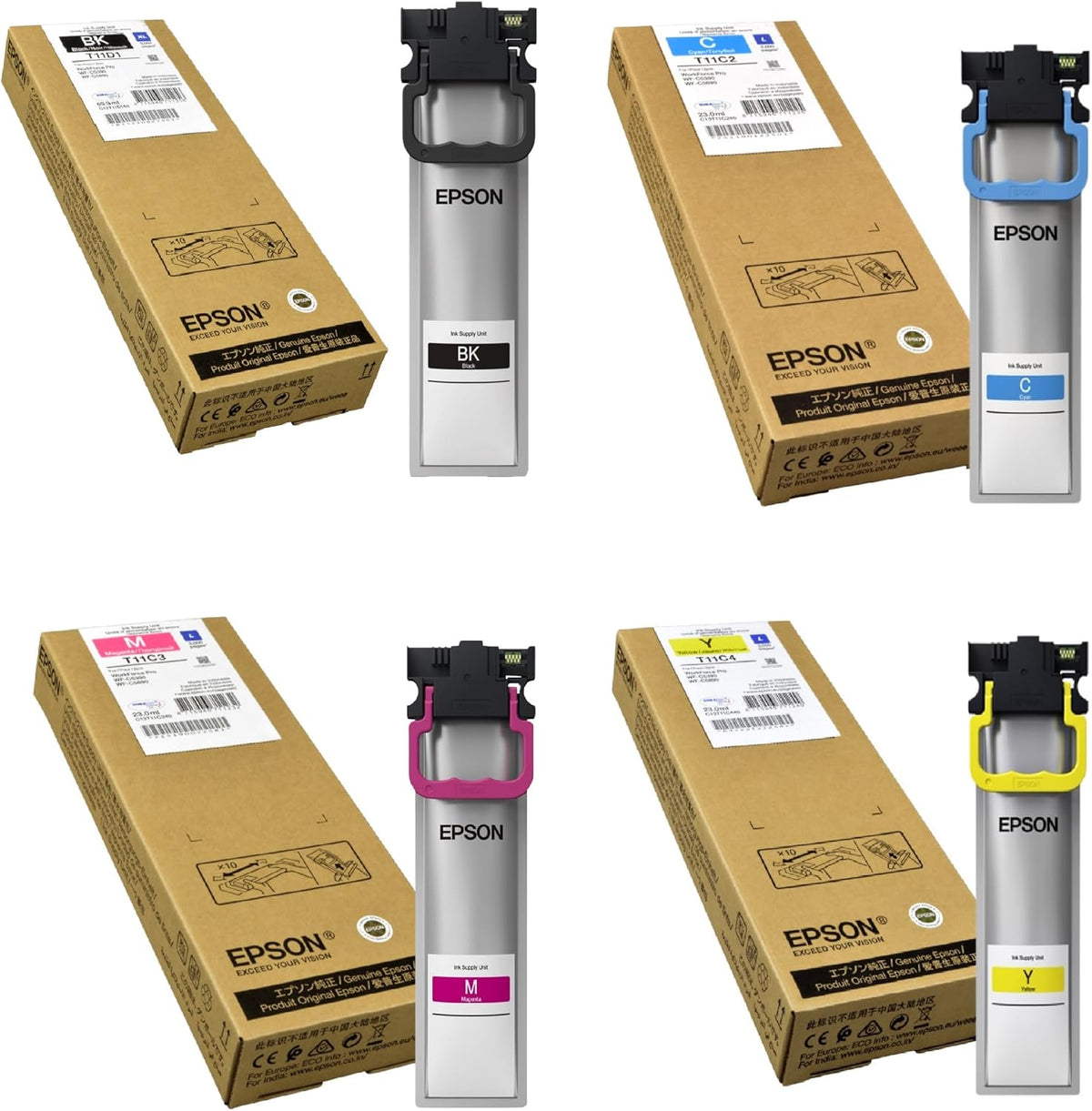 EPSON WF-C5390/C5890 Series Ink Cartridge XL  BLACK 5,000 PAGES