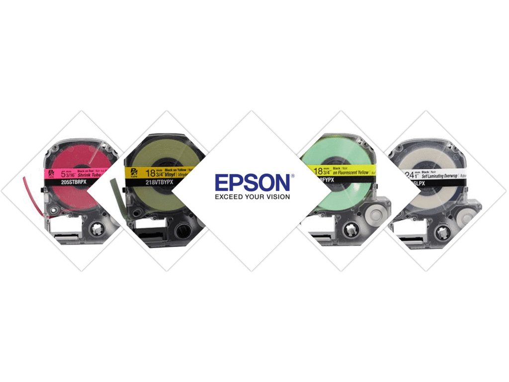 EPSON LABEL CARTRIDGE MATTE LK-6SBE BLACK/MATT SILVER 24MM (9M)