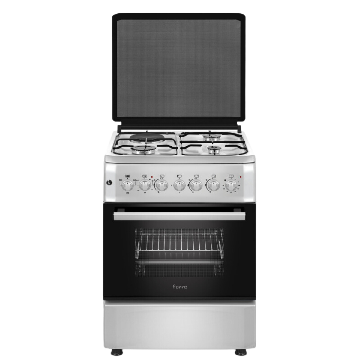 WESTPOINT COOKER, 4 GAS, ELECTRIC OVEN, AUTO IGNITION, INOX                                          WCLR5540E8I