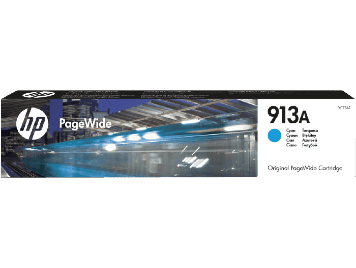 HP 913A Cyan Original PageWide Cartridge