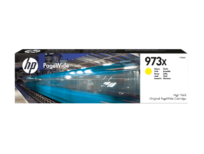HP 973X High Yield Yellow Original PageWide Cartridge