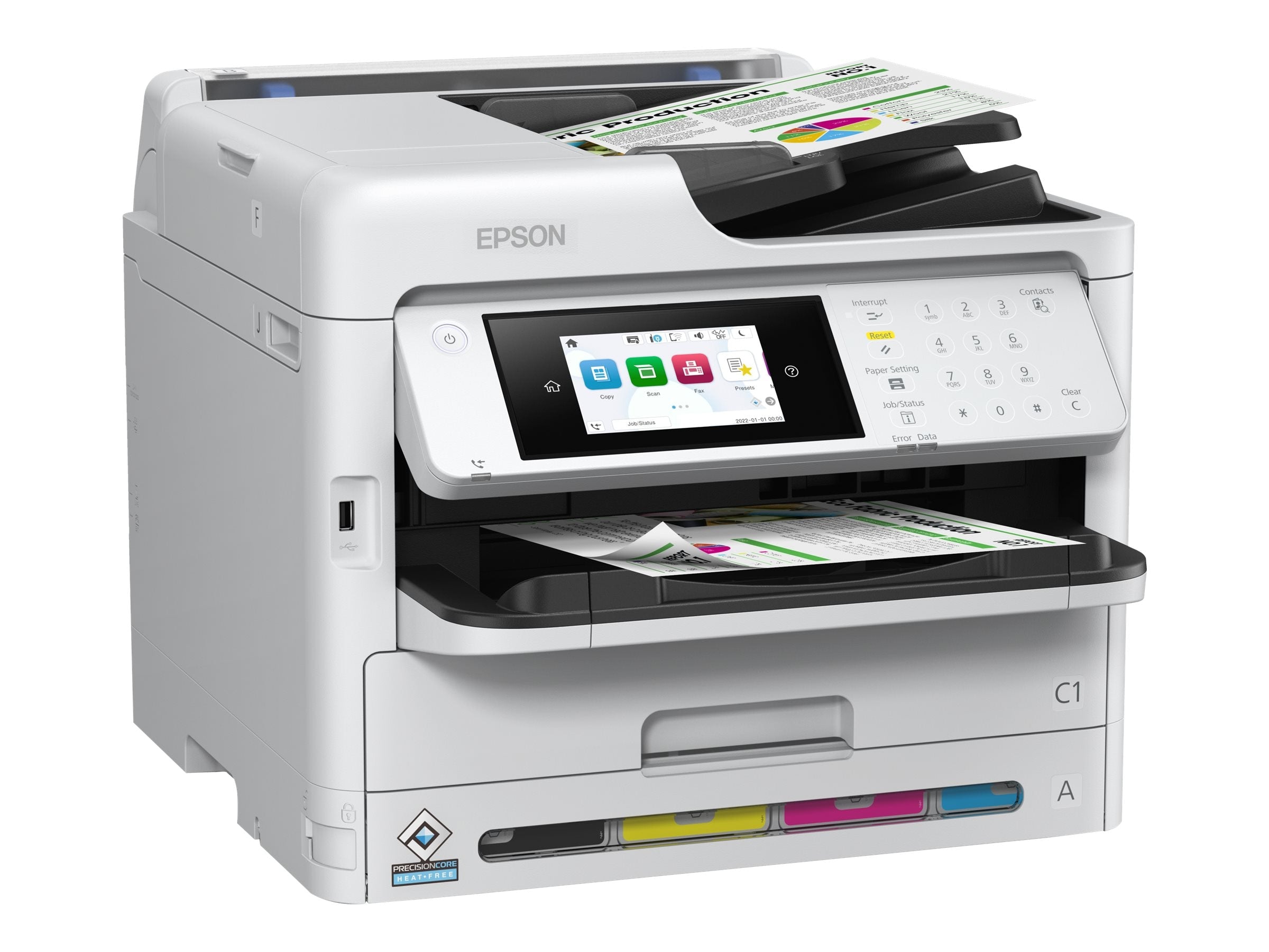 EPSON WORKFORCE PRO WF-C5890DWF  25PPM A4 COLOR MFP. 220V 2-PIN