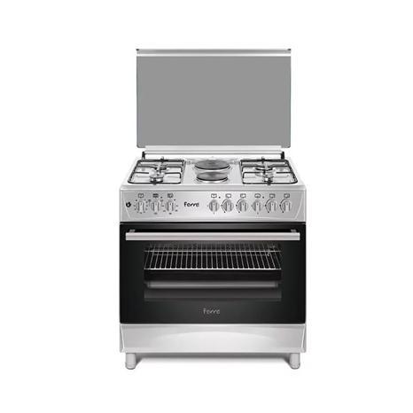 FERRE OVEN 4 GAS BURNER- 2 ELECTRICAL HOT PLATE PREMIUM SERIES 90*60
