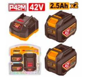 INGCO LITHIUM-ION BATTERY AND CHARGER KIT