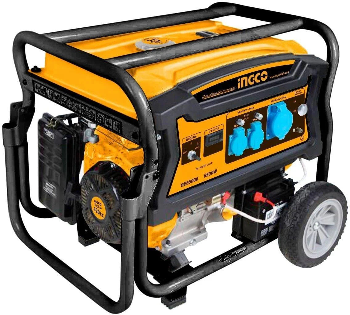 INGCO GENERATOR GASOLINE FOUR STROKE MAX OUTPUT ES 3.5 KW