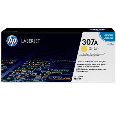HP 307A Black Original LaserJet Toner Cartridge CE740A