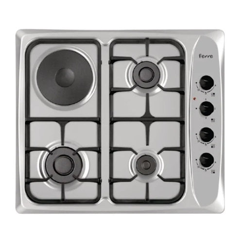 FERRE OVEN 3 GAS BURNER- 1 ELECTRICAL HOT PLATE- ELECTRICAL OVEN SMART SERIES 50*55