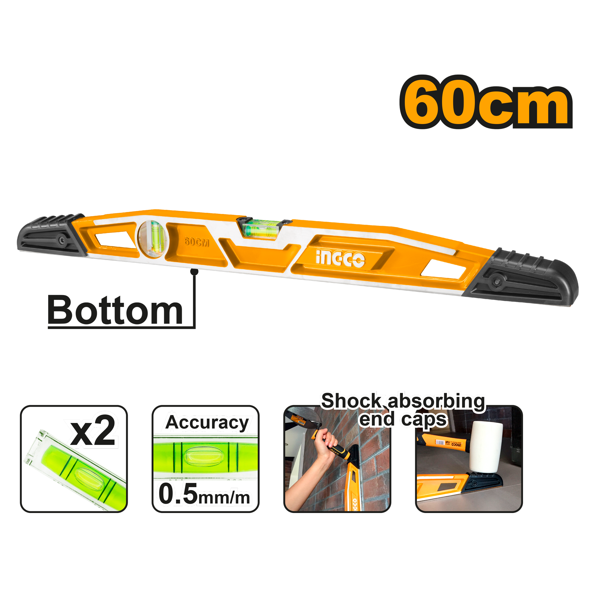 INGCO MASON LEVEL HEAVY DUTY