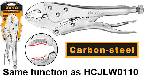 INGCO LOCKING PLIER CURVED JAW
