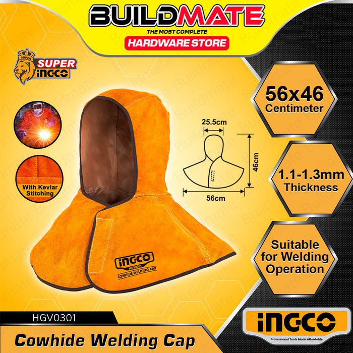 INGCO COWHIDE WELDING CAP