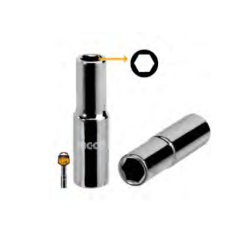 INGCO HEXAGONAL SOCKET 1\2 DEEP