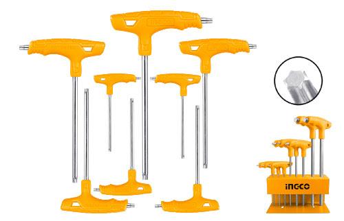 INGCO T-HANDLE TORX SET OF 8 PCS
