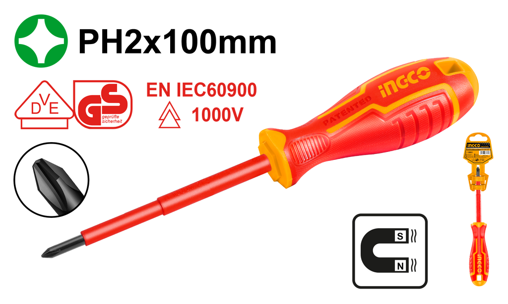 INGCO SCREWDRIVER INSULATED