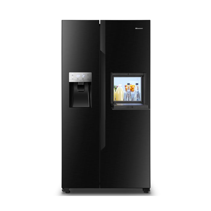 HISENSE REFRIGERATOR SIDE BY SIDE AUTO ICE & WATER DISPENSER NO FROST EURO A+ 535 L
