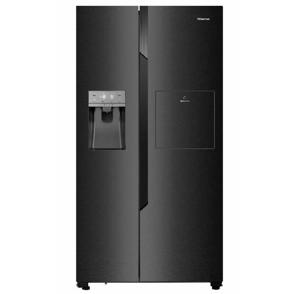 HISENSE REFRIGERATOR SIDE BY SIDE AUTO ICE & WATER DISPENSER NO FROST EURO A+ 535 L
