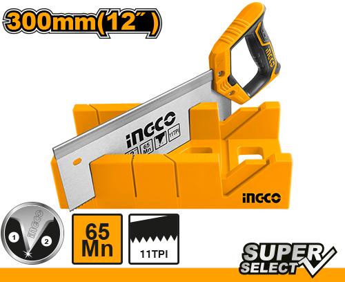 INGCO MITRE BOX AND BACK SAW SET