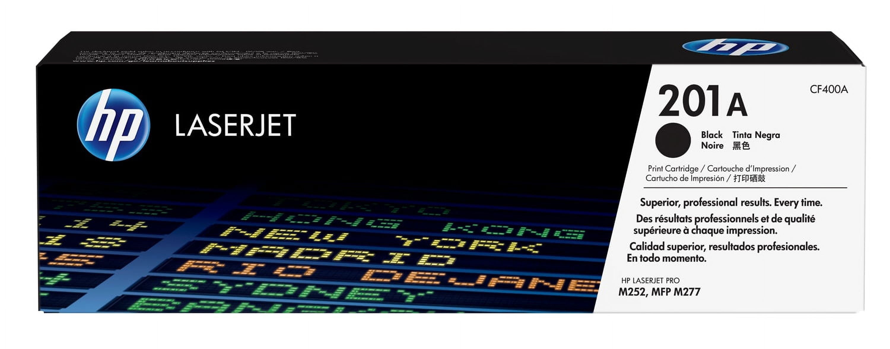 HP 201A Black Original LaserJet Toner Cartridge (CF400A)
