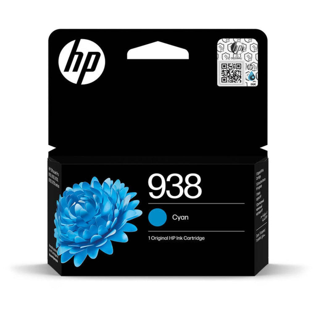 HP 938 Cyan Original Ink Cartridge