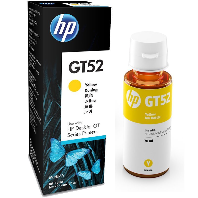 HP GT52 Yellow Original Ink Bottle