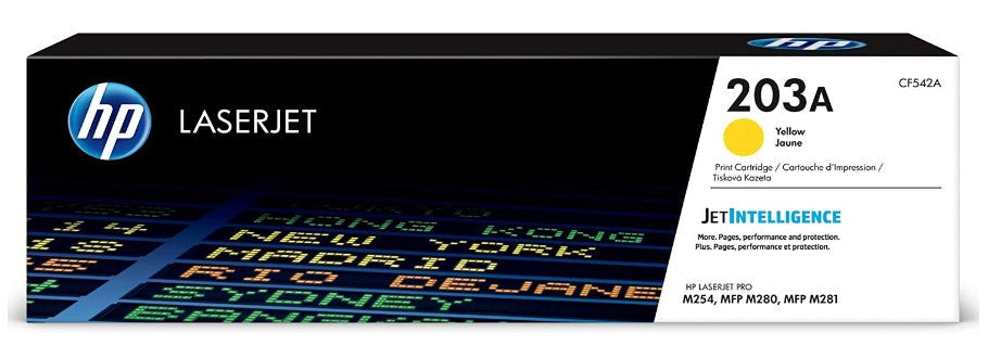 HP 203A Original Yellow LaserJet Toner Cartridge