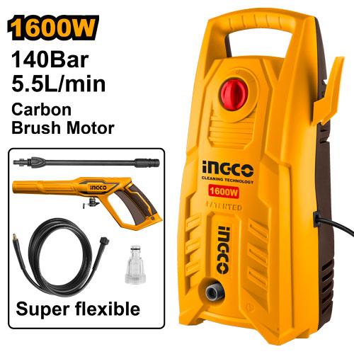 INGCO HIGH PRESSURE WASHER CARBON BRUSH MOTOR 140 BAR 1600W