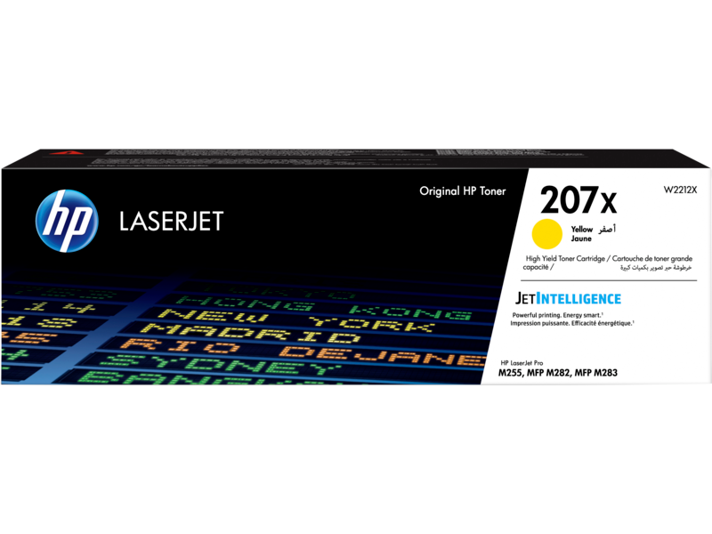 HP 207X Yellow LaserJet Toner Cartridge