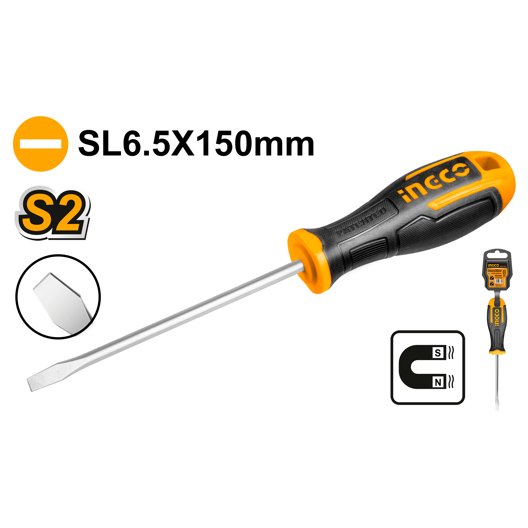 INGCO SLOTTED SCREWDRIVER