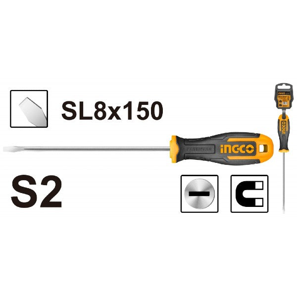 INGCO SLOTTED SCREWDRIVER