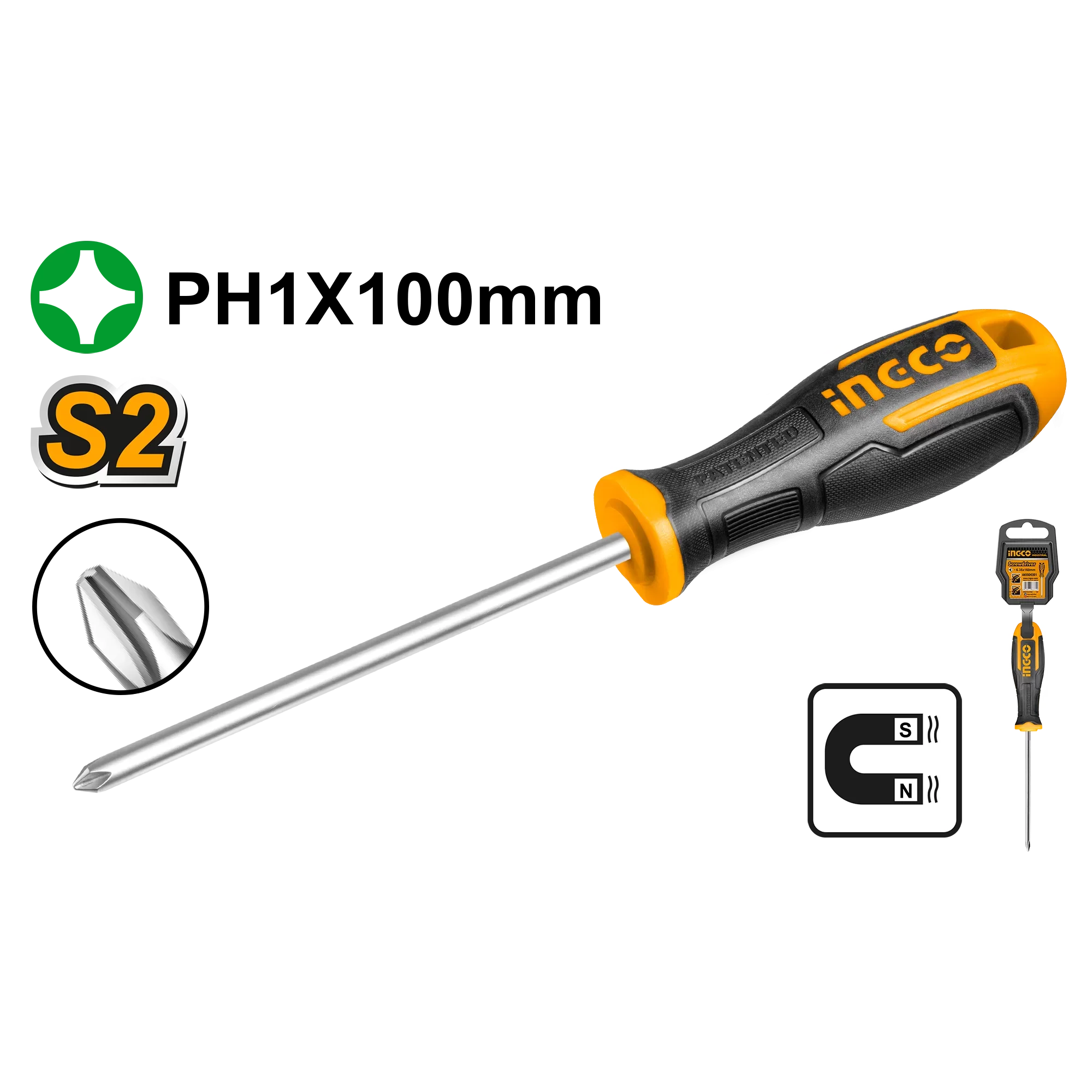 INGCO SCREWDRIVER PHILIPS