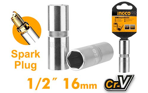 INGCO SOCKET SPARK PLUG 1\2"