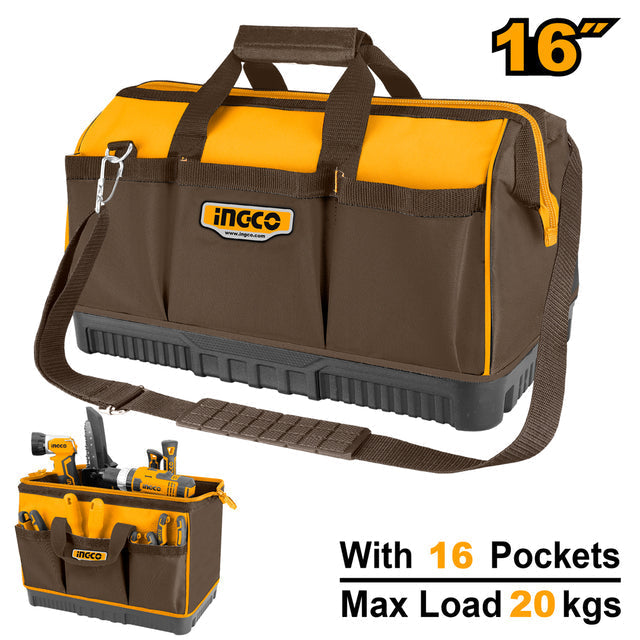 INGCO TOOL BAGS 16' -25 POCKETS - 20KG HTBG10