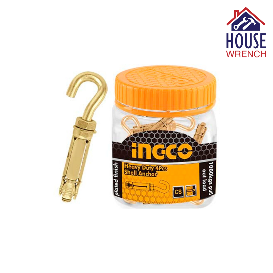 INGCO SHELL ANCHOR HEAVY DUTY  4 PCS