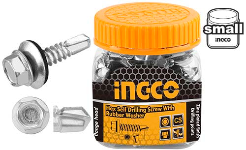 INGCO HEX SELF DRILLING SCREW RUBBER WASHER