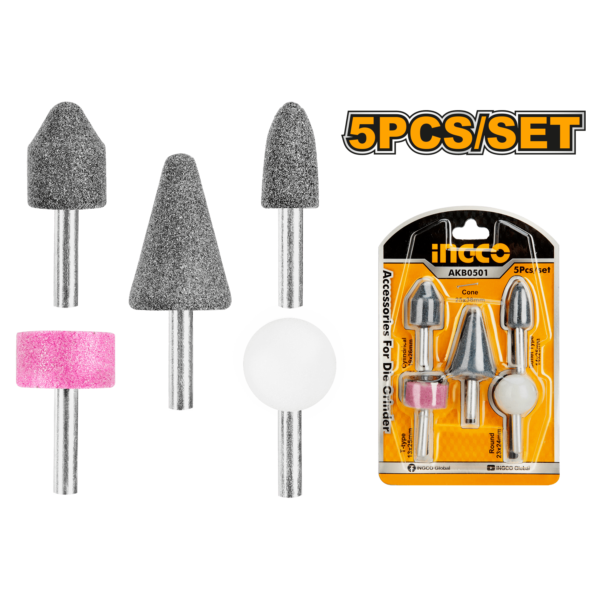 INGCO DIE GRINDER ACCESSORIES