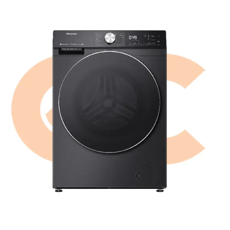 HISENSE 12KG FRONT LOADER WASHING MACHINE- PREMIUM BLACK- INVERTER