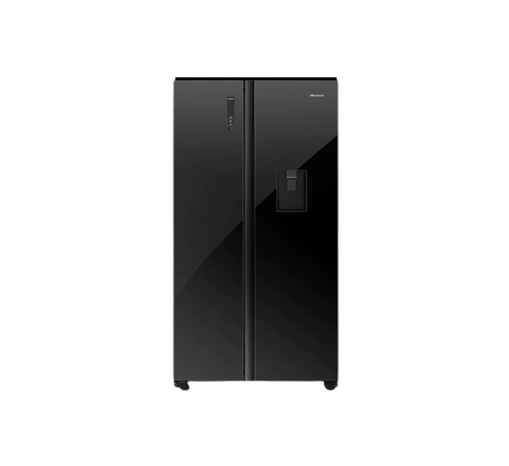 HISENSE REFRIGERATOR SIDE BY SIDE ENERGY CLASS F 508 L  BLACK