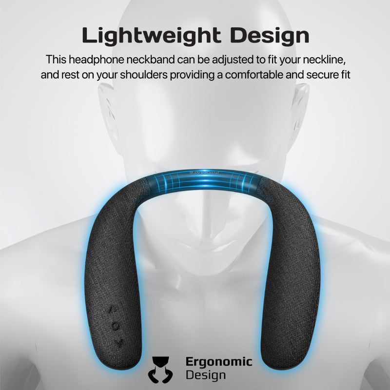 Promate Dynamic Stereo Wearable Neckband Wireless Speaker (HOOK) PRO-SP-HOOK