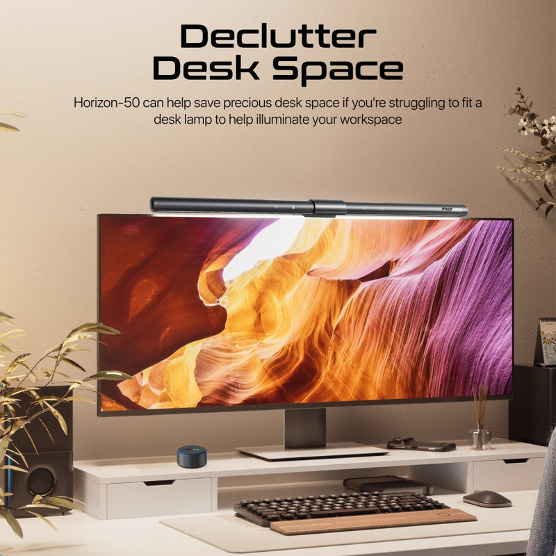 Promate HORIZON-50 LumiBar™ Touch Controlled LED Monitor Light with Wireless Controller PRO-LIGHT-HORIZON-50