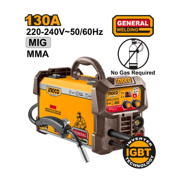 INGCO WELDING MACHINE INVERTER FLUX CORD ARC FCAW ING-FC13018