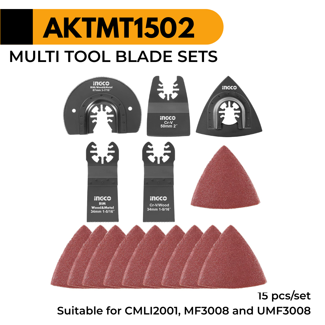 INGCO MULTI TOOLS BLADE SETS AKTMT1502
