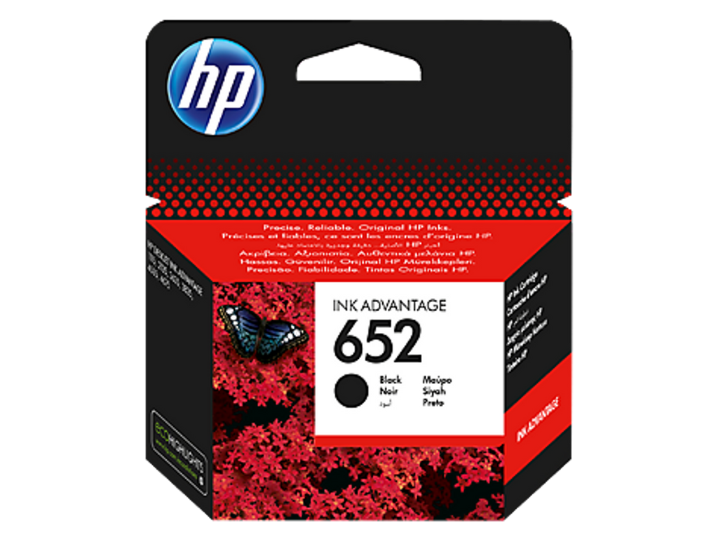 HP 652 Black Original Ink Advantage Cartridge