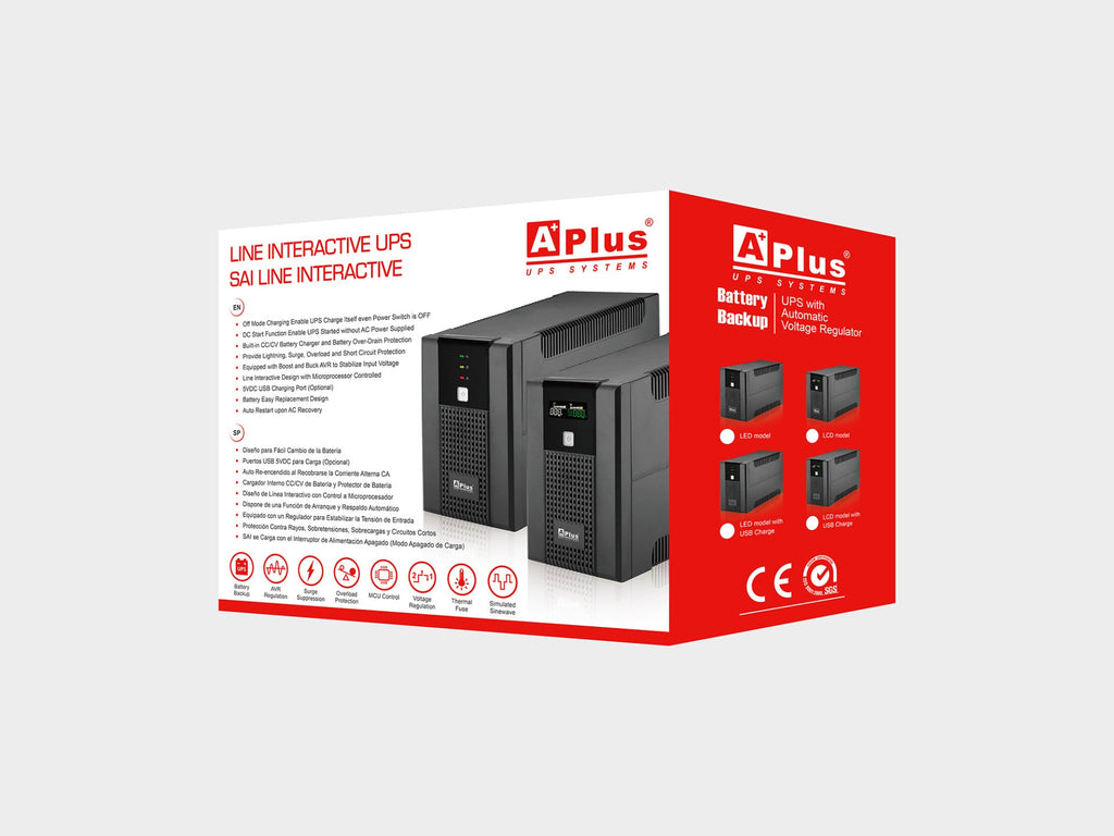 UPS APLUS 3000 VA Line Interactive (5E-U3000R4) UPS-APLUS-5E-U3000R4