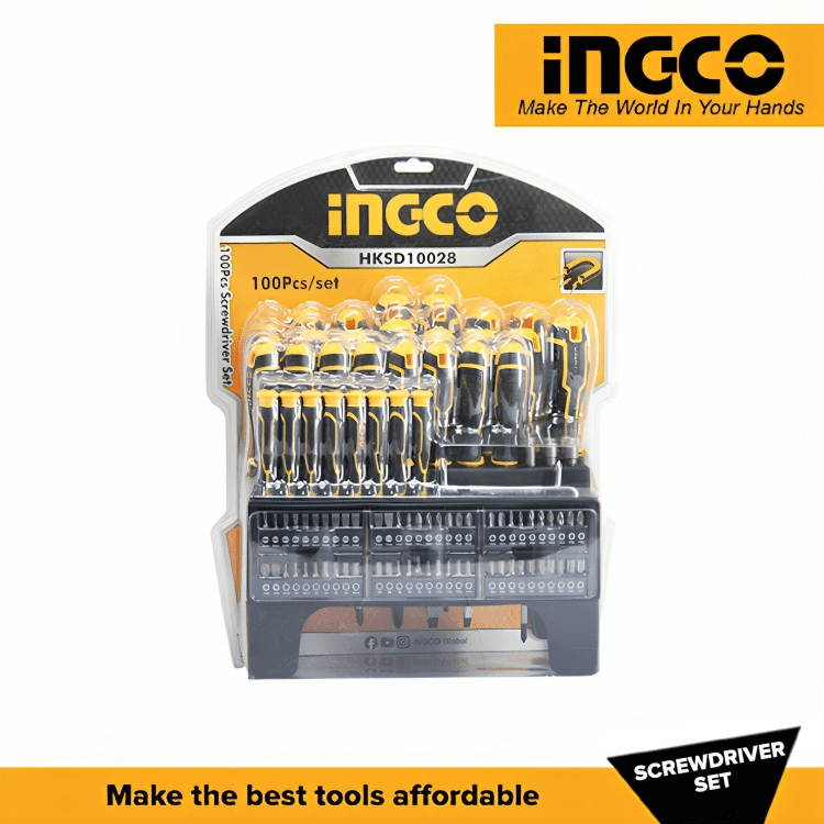 INGCO SCREWDRIVER SET OF 100 PCS