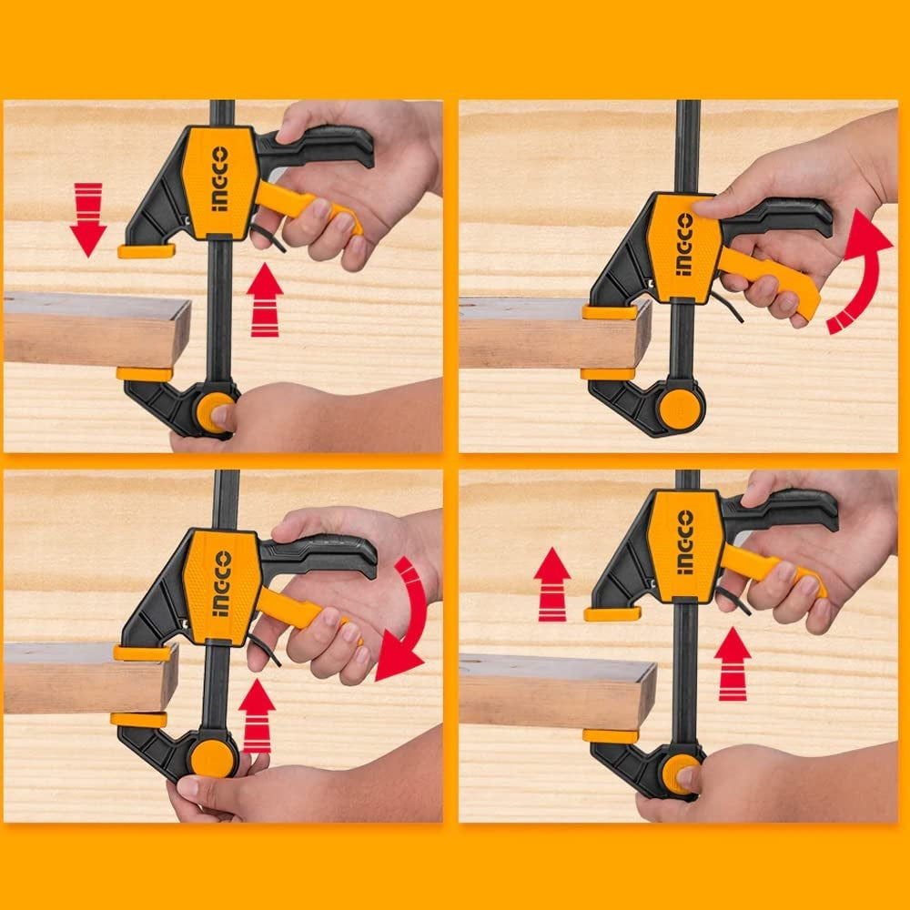 INGCO QUICK BAR CLAMPS HQBC01602
